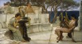 Sappho and Alcaeus Romantic Sir Lawrence Alma Tadema